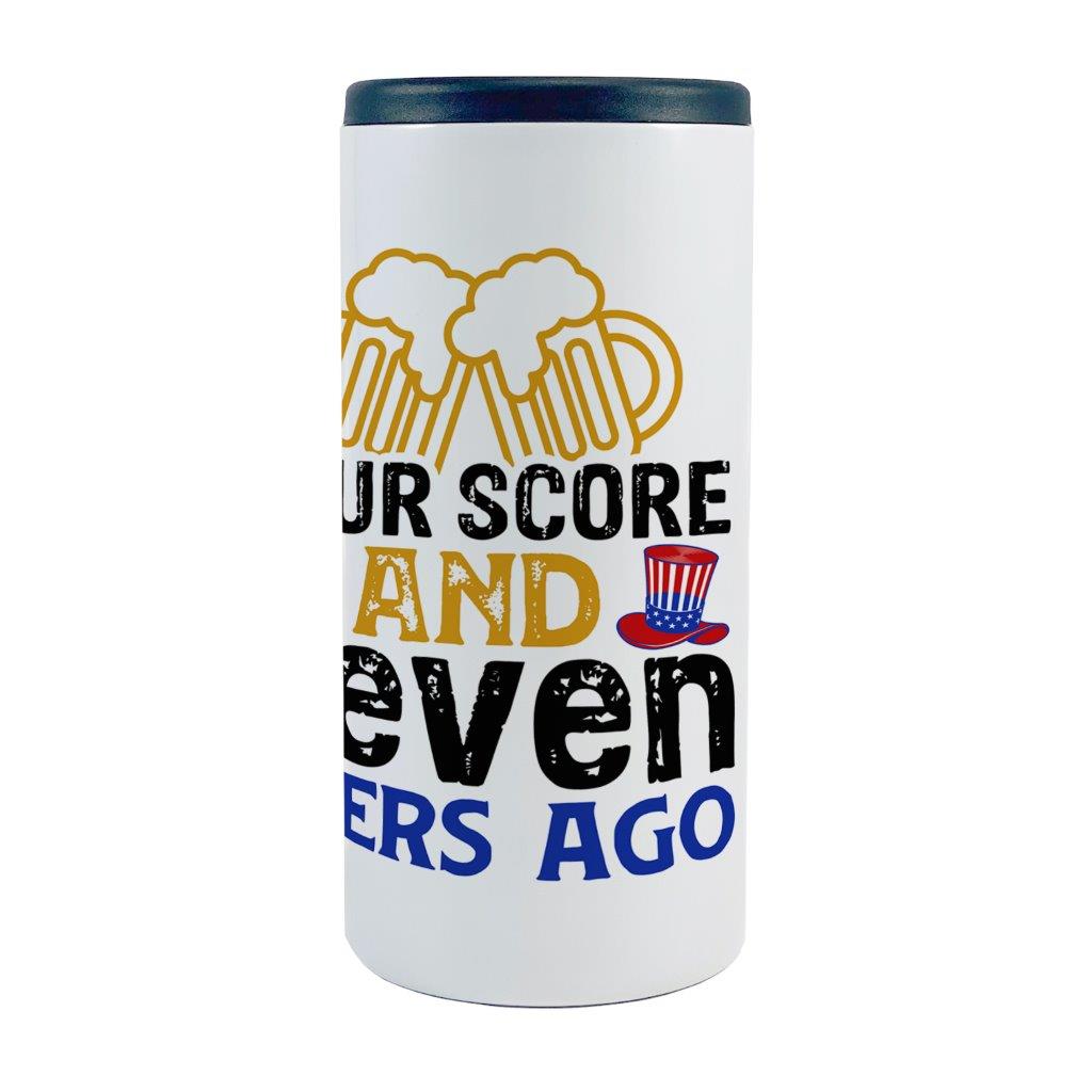 Trend Setters Original (Seven Beers Ago) 12 oz Stainless Steel Slim Can Cooler SSKOOW0036